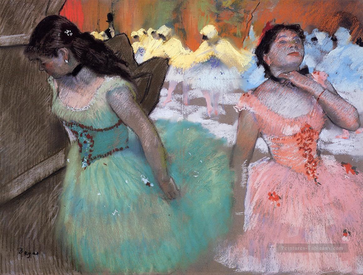 l’entrée des danseurs masqués Edgar Degas Peintures à l'huile